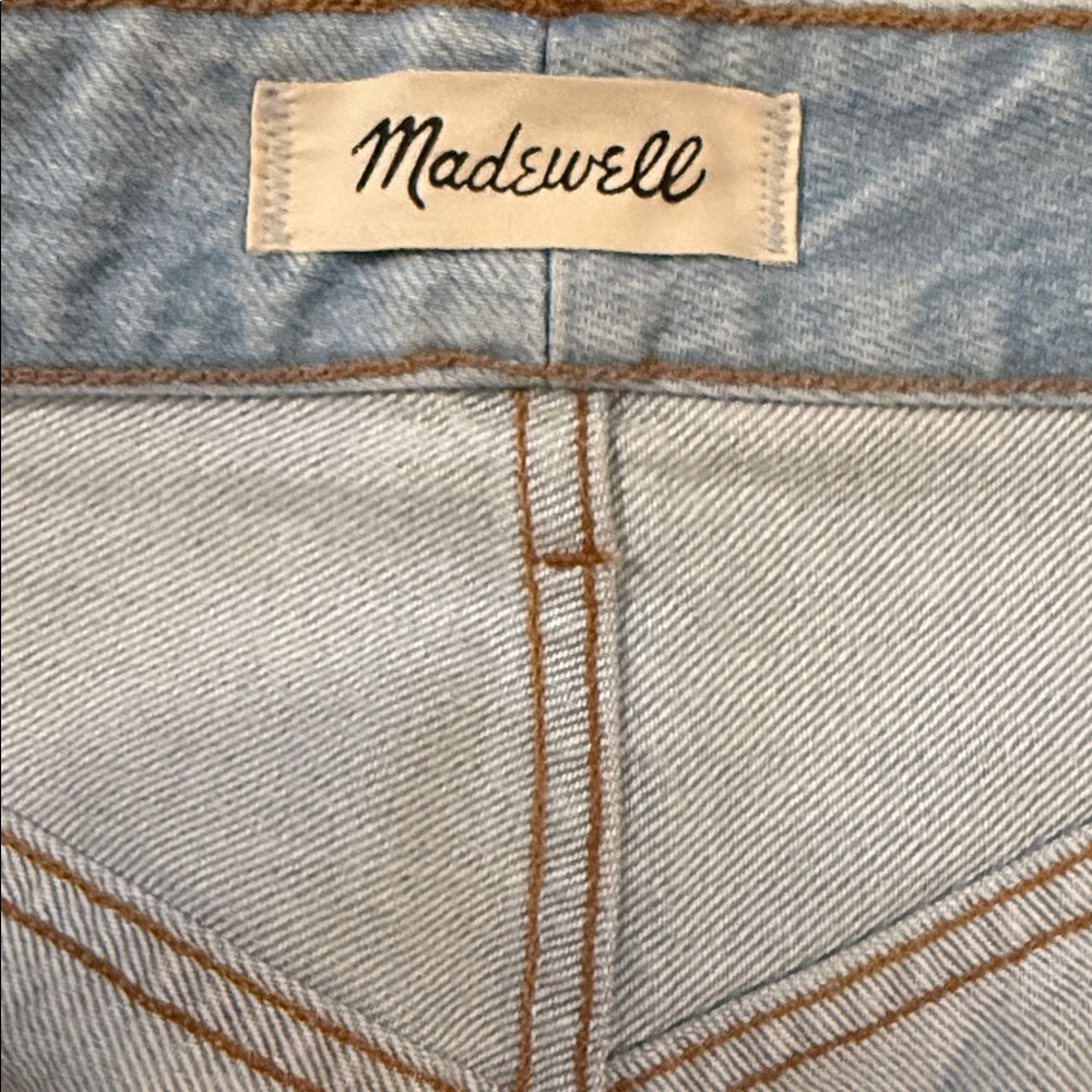 Madewell Light Blue Denim Women's Shorts 22W - Picture 7 of 7